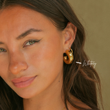 Whitney | Chunky Gold Hoops