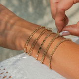 Samantha | Gold Link Bracelet