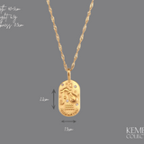 Amanza | Gold Vintage Style Zodiac Sign Necklace