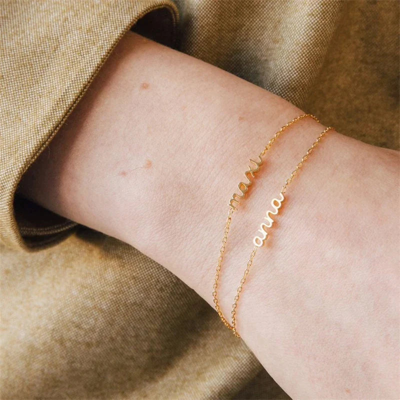 DDainty Name Bracelet - Gold/Silver/Rose Gold - Waterproof