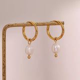 Martina | Pearl Drop Earrings